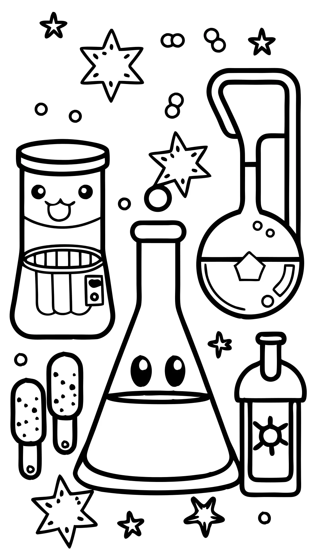 laboratory coloring pages